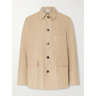 德赖斯·范诺顿 Noten 男士 SS26 棉质斜纹布 Dries 夹克 Van