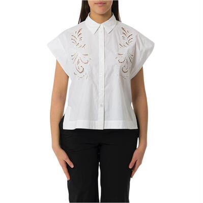 TWINSET 女士 SS25 衬衫 刺绣府绸