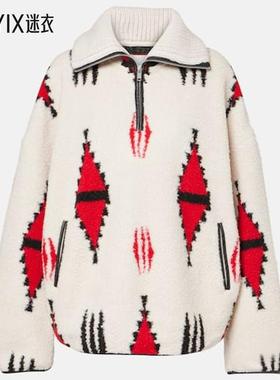 Isabel Marant Étoile 女款Marner 半拉链毛衣 迷衣时尚