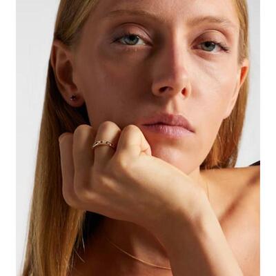 STONE AND STRAND 女士 戒指 10kt 金色暗红色