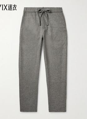 DE BONNE FACTURE 男款休闲直筒羊毛裤子 迷衣时尚