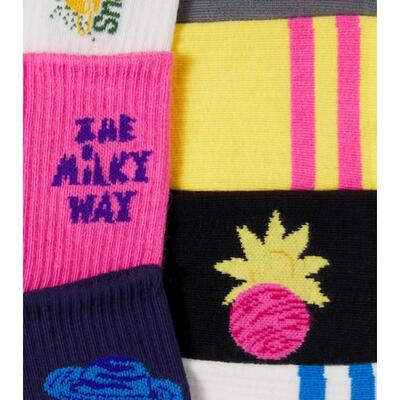 Mini Rodini 男童 服装 Set of 7 pairs of 棉混纺袜子童装