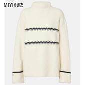 Schouler Isle 女款 Label Proenza Fair White Anne 羊毛混纺毛