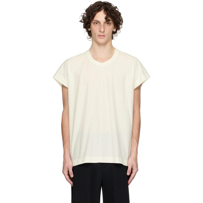 Homme Plissé Issey Miyake 男士 T恤 灰白色 Release-T 2 T 恤