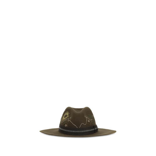 Golden Goose Deluxe Brand 黄金鹅 女士 FW26 帽子 刺绣软毡
