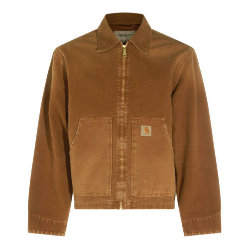 Carhartt WIP 卡哈特 男士 夹克 HAMILTON ARCAN 棕色棉质休闲