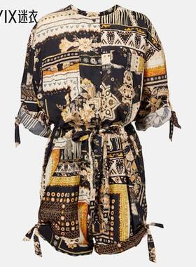 Isabel Marant Étoile 女款Niely 印花棉质连体衣 迷衣时尚