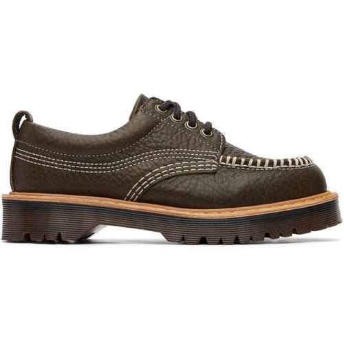 Dr. Martens 马丁博士 男士 休闲皮鞋 卡其色 Lowell 德比鞋