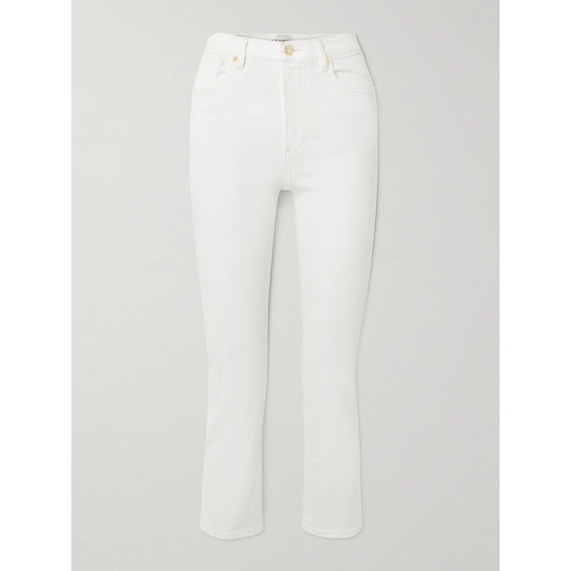 FRAME 女士 牛仔长裤 铅笔短款高腰细脚牛仔裤