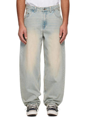 Dime MTL 男士 牛仔长裤 蓝色 Baggy 牛仔裤