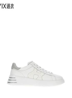 【春夏新品】Hogan 女款Rebel 白色纳巴革运动鞋 迷衣时尚