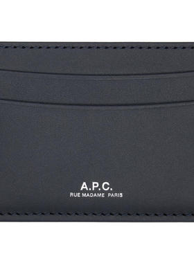 A.P.C. 男士 卡包 海军蓝 Andre 卡包