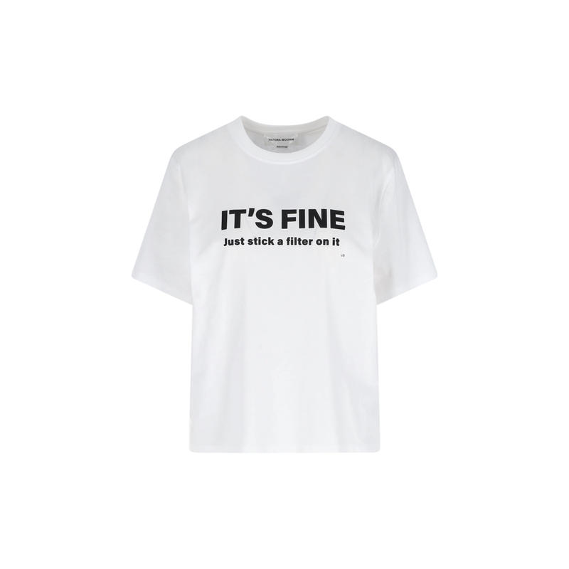 Victoria Beckham 女士 26春新品 T恤 and Polos T恤白色T恤