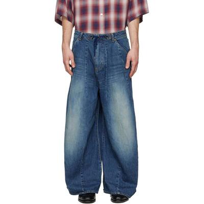 Needles 男士 牛仔长裤 蓝色 H.D. Buggy 牛仔裤