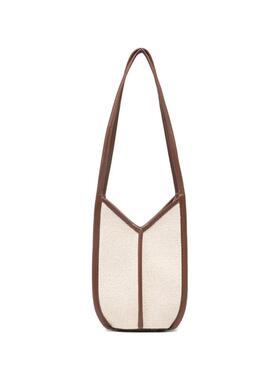 Hereu 女士 SS26 单肩包 CALELLA 水桶型帆布