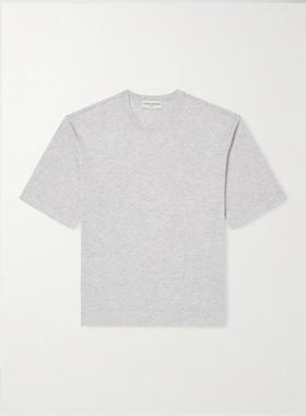 Officine Générale 男士 T恤 Boris 莱赛尔纤维羊毛混纺T恤