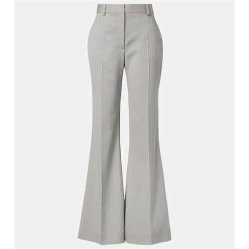 Stella Mccartney 斯特拉·麦卡特尼 女士 长裤 条纹羊毛小喇叭裤