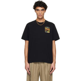 男士 Map T恤 Heat Logo 黑色 Casablanca