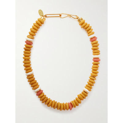 Lizzie Fortunato 女士 秋冬新品 项链/吊坠 Laguna 镀金珠饰项链