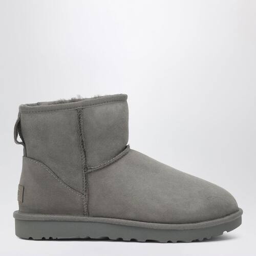 UGG Australia 女士 FW26 靴子 II 经典款迷你灰色绵羊皮