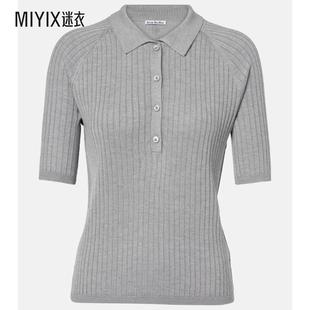 迷衣时尚 Acne 真丝Polo衫 Studios 女款