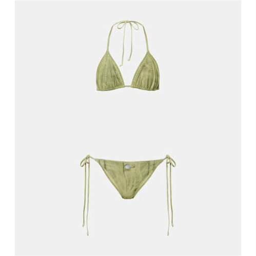 Acne Studios 艾克妮 女士 比基尼 Trompe-l'œil 印花