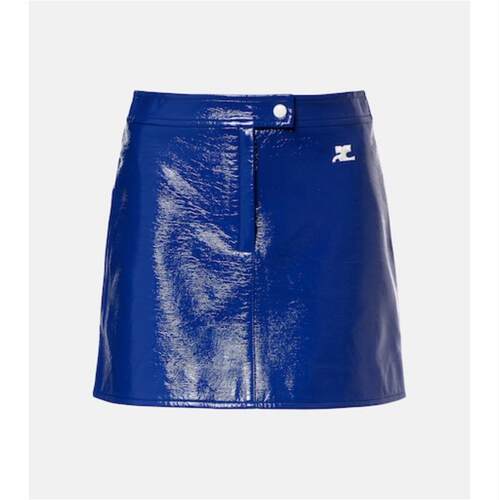 Courrèges 古未界 女士 迷你裙 Reedition vinyl 迷你半身裙
