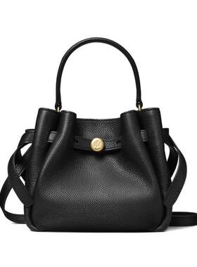 Tory Burch 汤丽柏琦 女士 FW26 水桶包 ROMY 迷你皮革