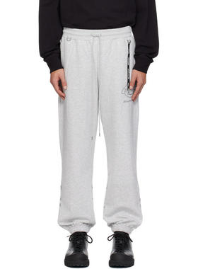 Mastermind Japan 男士 运动长裤 灰色 Dickies 联名抽绳运动裤