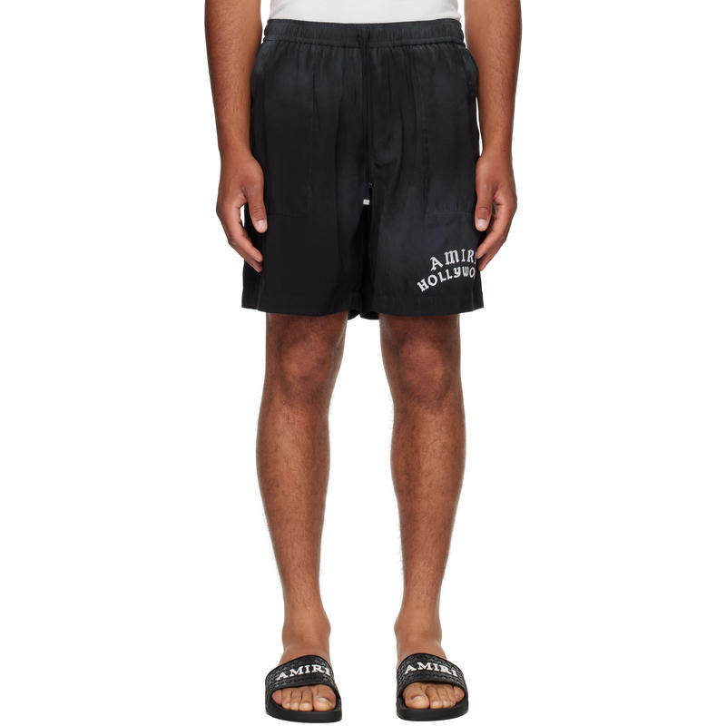 Amiri 男士 短裤 黑色 Hollywood 短裤,男装,短裤,淘宝优惠券,粉丝福利购,淘宝优惠卷
