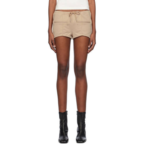 Courrèges 古未界 女士 短裤 Courrèges 驼色 Interlock Mini