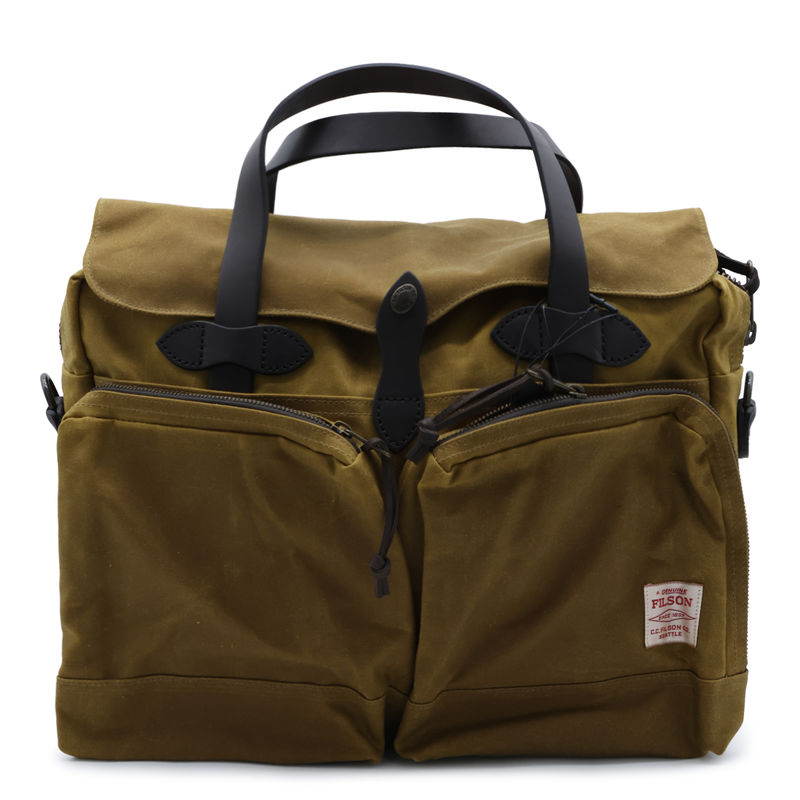 Filson 男士 FW26 手提包 深绿色棉包图片
