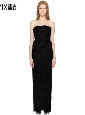 Totême 女士 黑色 Strapless Fil Coupé 连衣裙