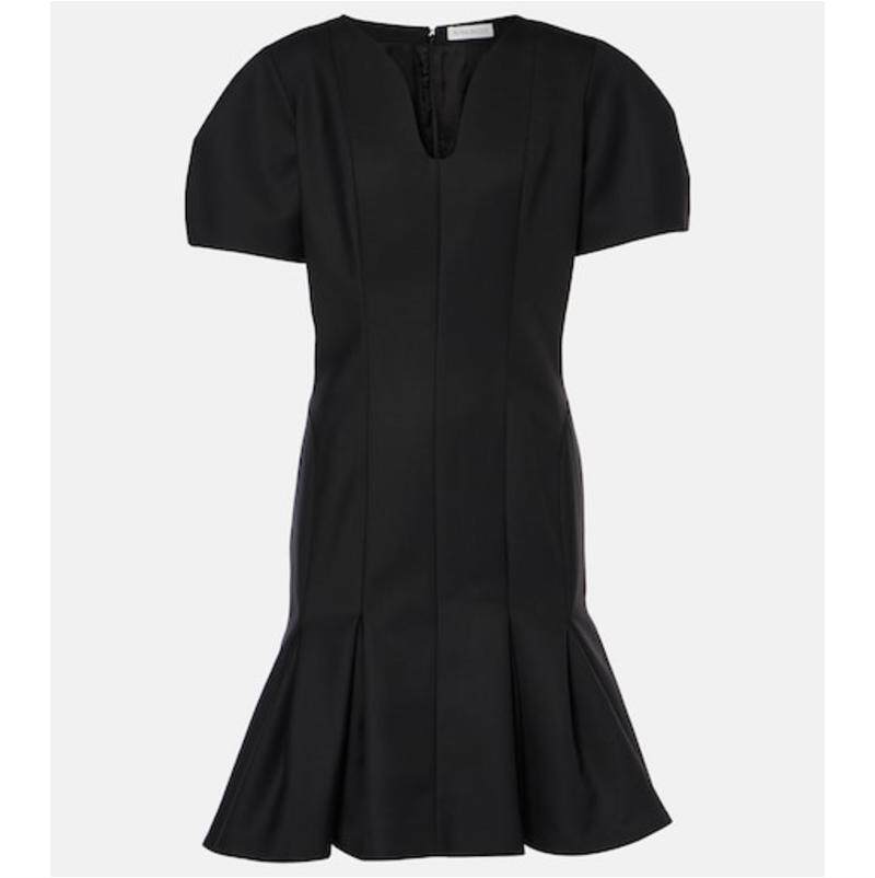 Nina Ricci 莲娜丽姿 女士 中长连衣裙 羊毛华达呢