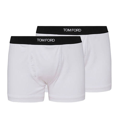 Tom Ford 汤姆·福特 男士 FW26 平角内裤 UNDERWEAR 白色棉质