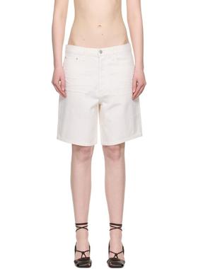 AGOLDE 女士 牛仔短裤 白色 Indra 牛仔短裤