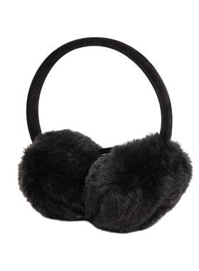 New Era 女士 配饰 ‘新时代'女士人造皮草耳罩(黑色)
