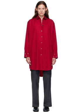 Our Legacy 女士 中长连衣裙 红色 Frock 连衣裙