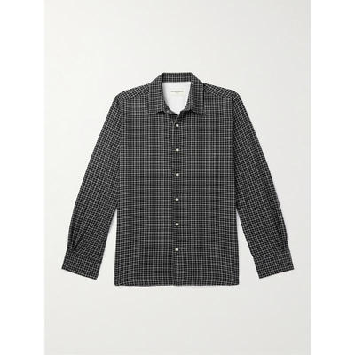 Officine Générale 男士 SS25 衬衫 Giacomo 格纹棉质衬衫