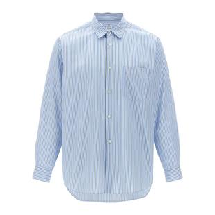 男士 FW25 衬衫 Comme 条纹纽扣衬衫 Garçons 长袖 des