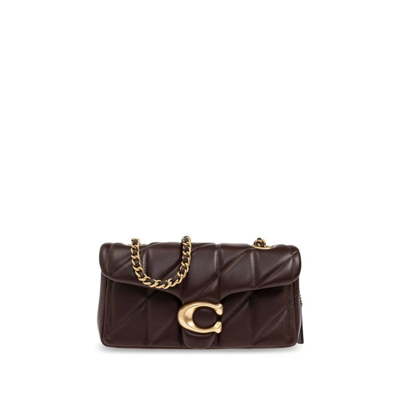 Coach 女士 SS26 单肩包 Tabby 20 標誌牌絎縫單肩包
