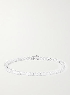 Hatton Labs 男士 FW25 手链 Odyssey 银色立体锆石手链