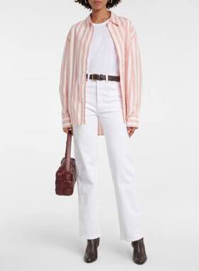 The Frankie Shop 女士 上衣 Lui 条纹棉质衬衫