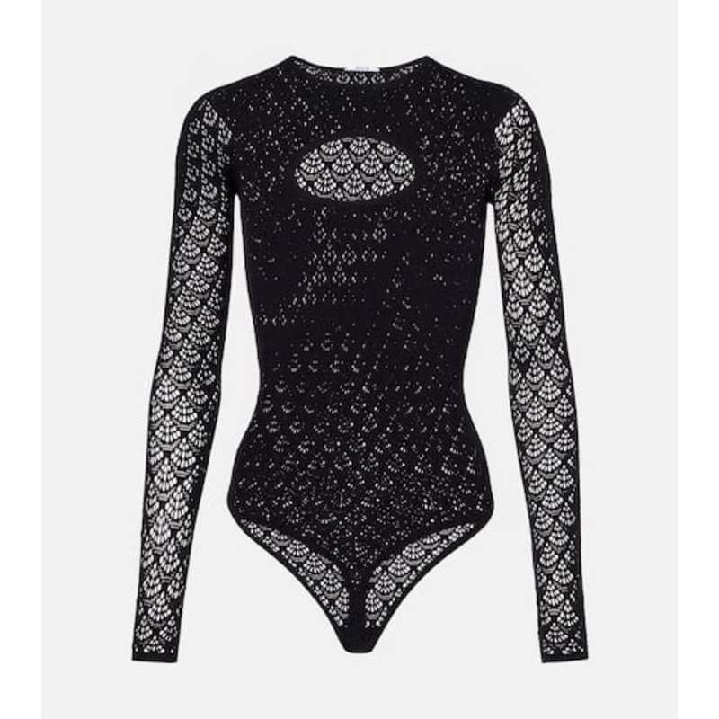 Wolford 女士 连体衣 剪口蕾丝连体衣意大利官网直邮进口
