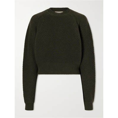 Ulla Johnson 女士 FW26 毛衣 Ronan 短款洞洞针织羊毛