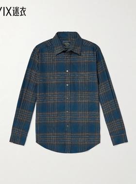 PORTUGUESE FLANNEL 男款Bossa 格纹有机棉衬衫 迷衣时尚