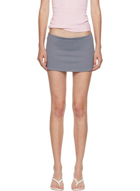 Danielle Guizio 女士 迷你裙 灰色 Micro Stretch 短裙