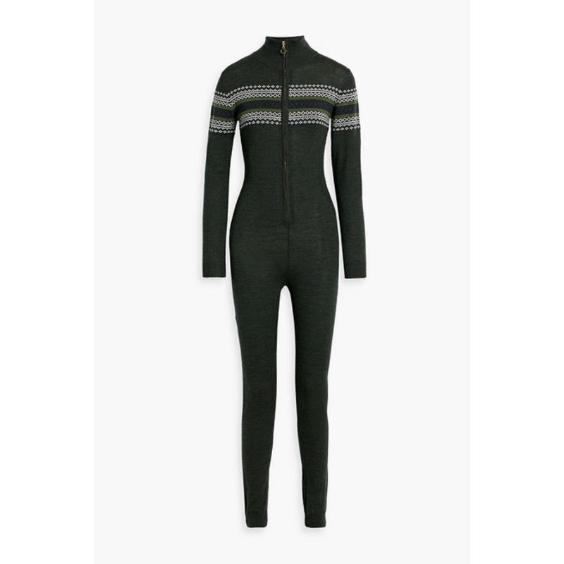 WE NORWEGIANS 女士 运动装 'Fair Isle' 标志美利奴羊毛连体裤