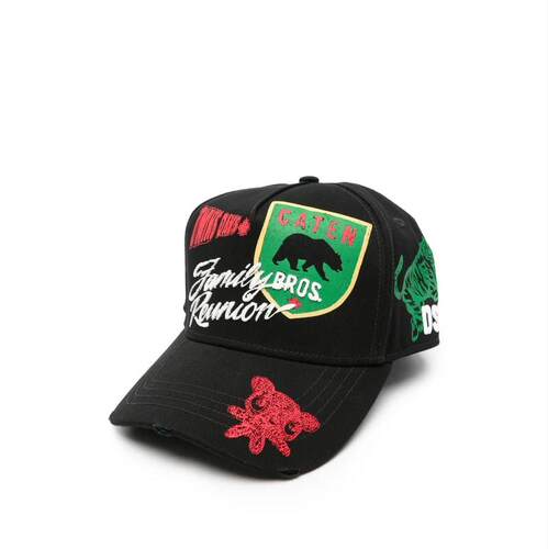 DSquared2 D二次方 男士 FW26 帽子 DSQUARED2 PATCH