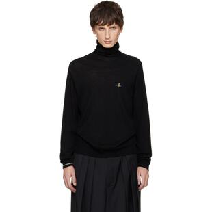 Vivienne Westwood 西太后 男士 毛衣 黑色 Fisherman 高领